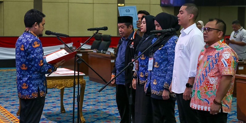 Pimpinan DPRD Jakarta Gladi Bersih Pengucapan Sumpah