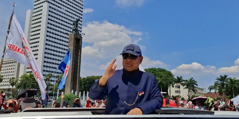 Warga Kagumi Wajah Kinclong Prabowo