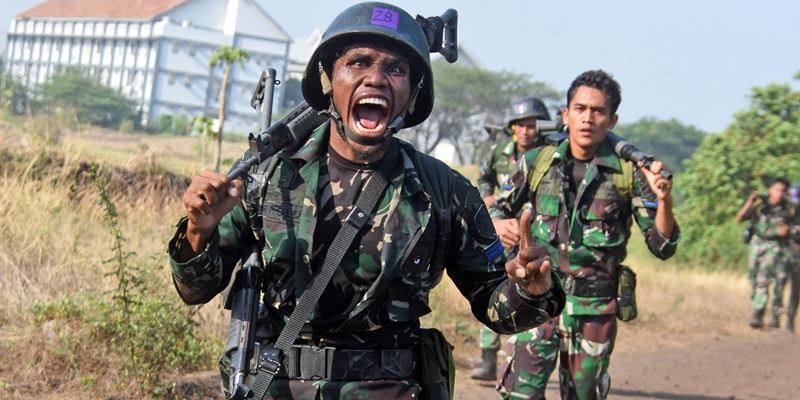 Ksatria Korps Marinir Tunjukkan Mental Juang di Binsat Kormar 2024