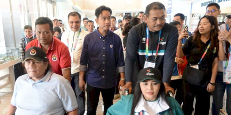 Gibran Janji Lanjutkan Megaproyek Paralympic Training Center