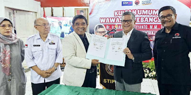 Perkuat SDM, PDIP-STIPAN kembali Teken MoU Kerja Sama Bidang Pendidikan