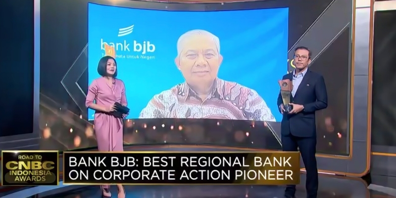 KUB bank bjb Raih Best Regional Bank on Corporate Action Pioneer