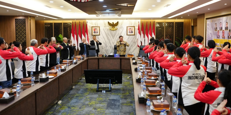 Airlangga Bawa Wushu Indonesia Berjaya di Dunia