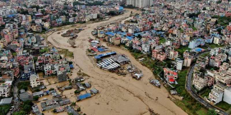 Korban Banjir Nepal Tembus 193 Orang