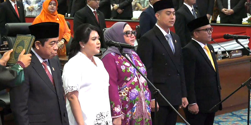 Diketuai Khoirudin, Pimpinan DPRD Jakarta Resmi Dilantik