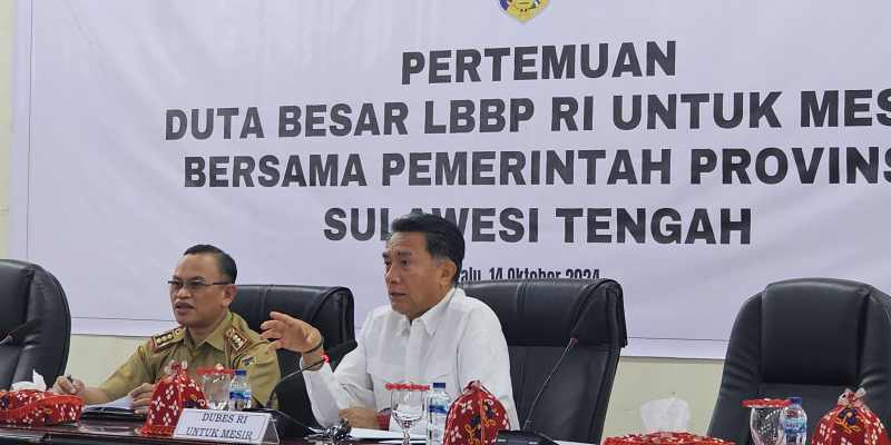 Dubes Lutfi Paparkan Potensi Kerjasama Sulawesi Tengah dengan Mesir