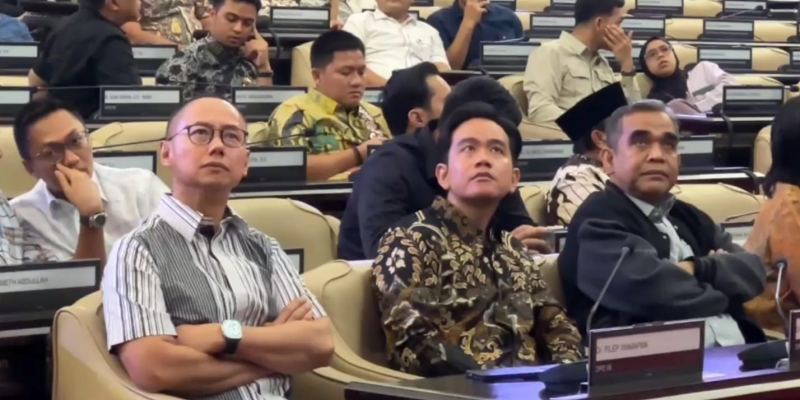 Gibran Hadiri Gladi Bersih Pelantikan di Senayan