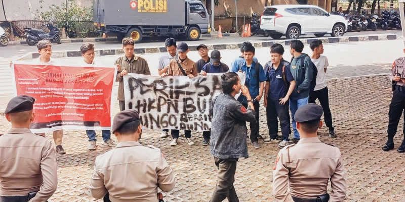 Aliansi Mahasiswa Desak KPK dan Kejagung Audit Harta Bupati Bungo