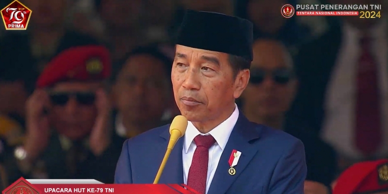 Jokowi: HUT TNI Tahun Ini Paling Merakyat