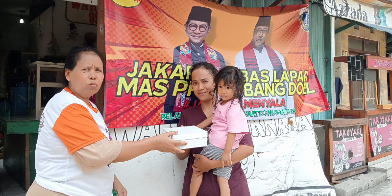 Nasi Kotak Bergizi Dibagikan Pada 50 Titik Minggu Faedah di Jakarta