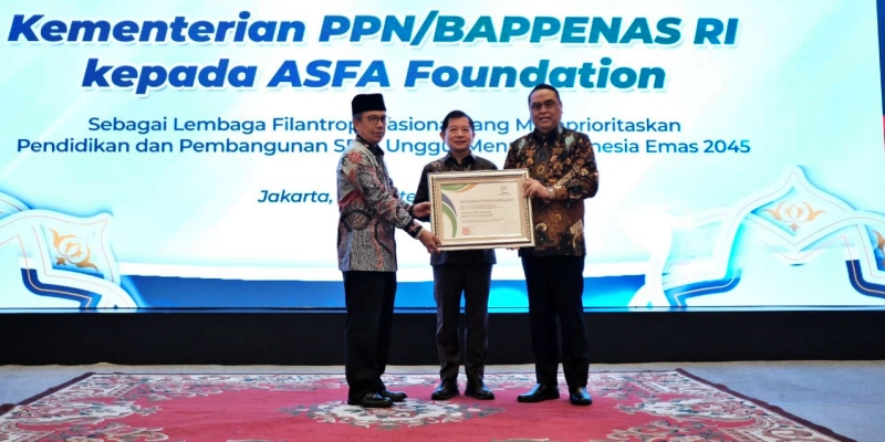 Punya Program SDM Unggul, ASFA Foundation Raih Penghargaan dari Bappenas