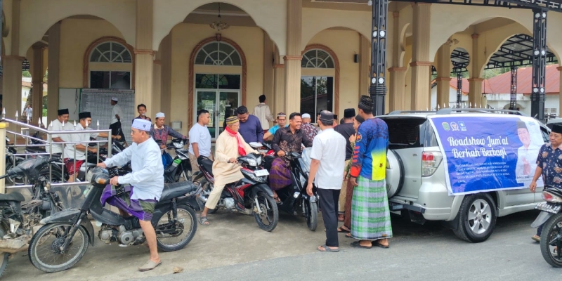 Anggota DPRD Labura Ahmad Fauzi Gelar Roadshow Program Jumat Berkah