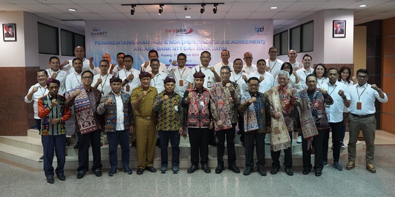 Bank NTT Bentuk KUB Bersama Bank Jatim Lewat MoU