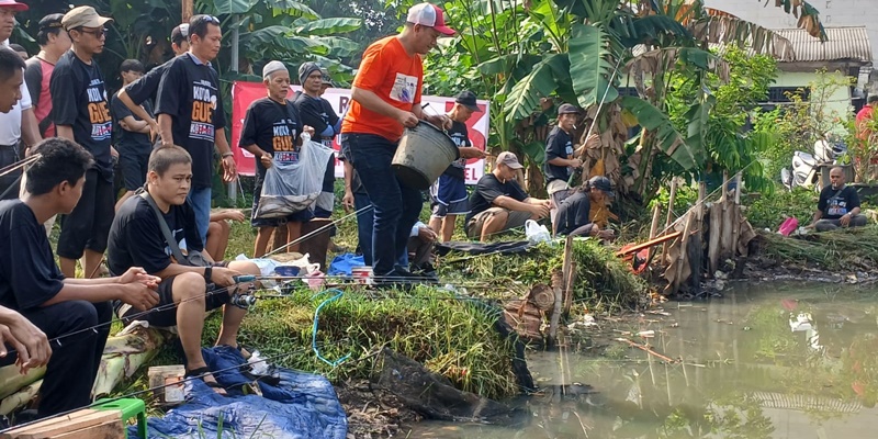 Relawan Pram-Rano Gelar Konsolidasi Lewat Acara Mancing Bareng