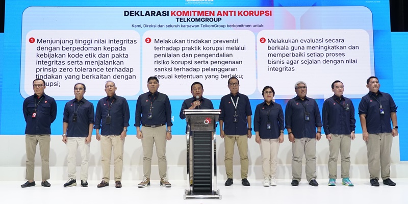 TelkomGroup Deklarasikan Komitmen Anti Korupsi Jelang Hakordia 2024