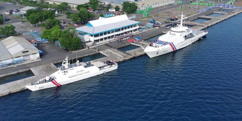 Pererat Diplomasi, Kapal Philippine Coast Guard Singgah di Bitung