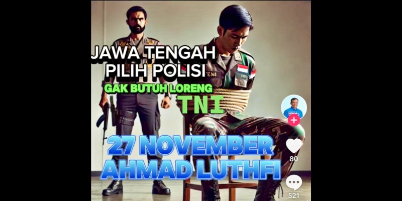 Tim Luthfi-Yasin Lapor Polda Soal Gambar Hoaks Bernada Provokatif