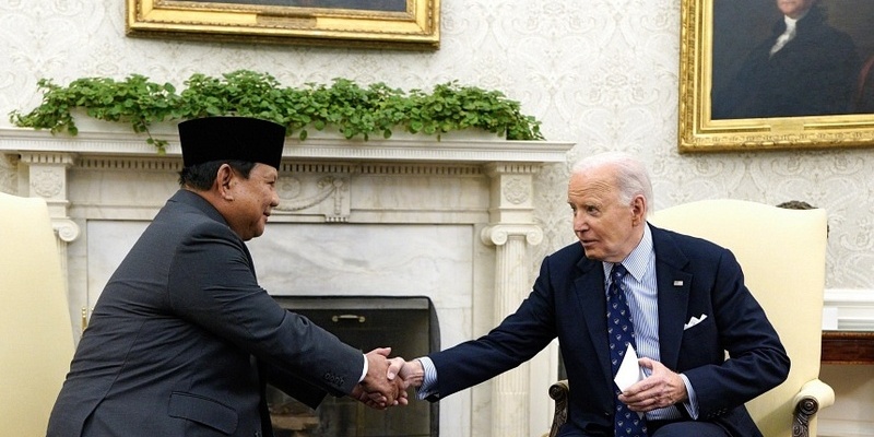 Prabowo-Biden Bahas Isu Gaza Hingga Laut China Selatan di Gedung Putih