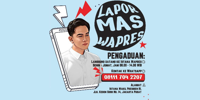 Banyak Laporan Iseng, Layanan "Lapor Mas Wapres" Dievaluasi