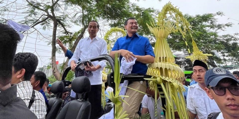 Alunan Lagu Jawa Sambut Pawai Jokowi dan Ahmad Luthfi-Taj Yasin di Purwokerto