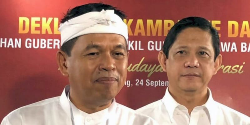 Dedi Mulyadi-Erwan Unggul Telak Dihitung Cepat Pilgub Jabar