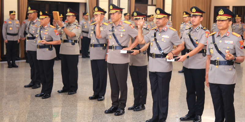 Kapolri Sertijab Pati Polri, Ada Kapolda Papua Barat Daya dan Papua Tengah