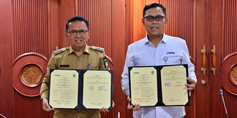 Bulog Teken MoU Pembangunan Gudang di Kabupaten Bengkalis