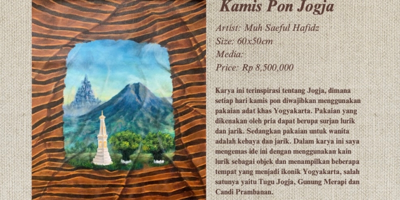 Kamis Pon Jogja, Lukisan Favorit Airlangga Senilai Rp8,5 Juta