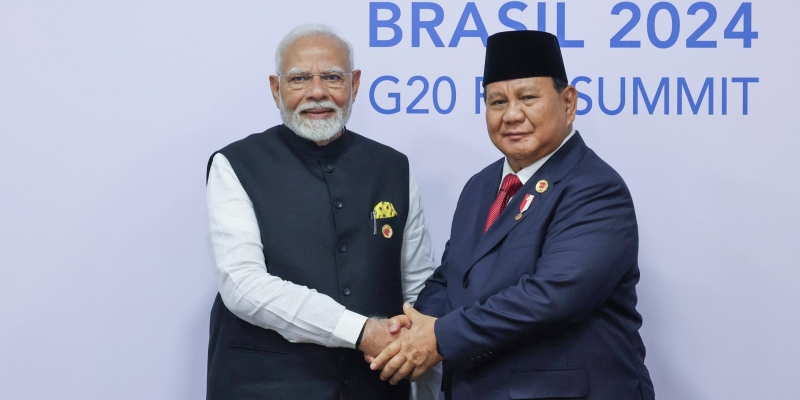 Prabowo Ajak PM Modi Kerja Sama Pendidikan dan Kesehatan