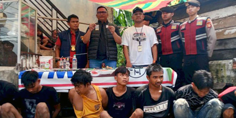 Gerebek Kampung Narkoba di Palembang, Polisi Amankan 8 Orang