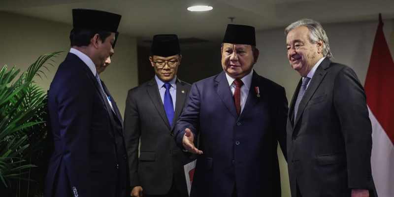 Kepada Sekjen PBB, Prabowo Sampaikan Kesiapan Indonesia Kirim Pasukan Perdamaian ke Palestina