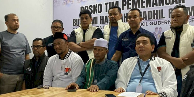 Tim Om Bus-Syech Fadhil Menilai Ada Kejanggalan Proses di TPS
