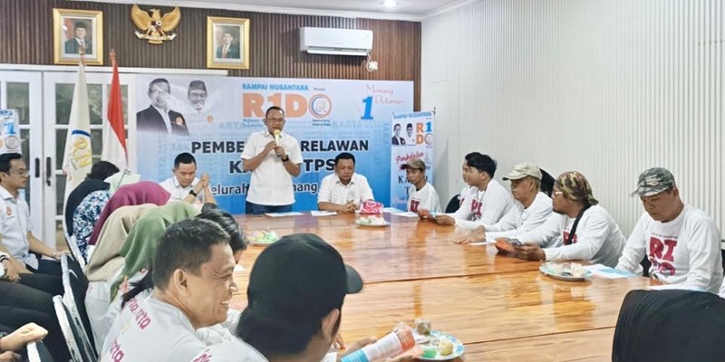 Incar Menang Satu Putaran, Relawan RIDO Bentuk Tim Kawal TPS