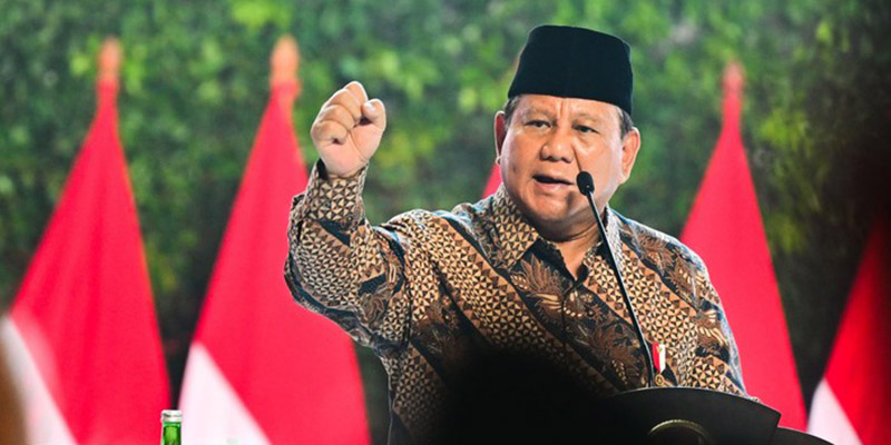 Tak Bisa Hadir di SUGBK, Prabowo Tetap Dukung Garuda