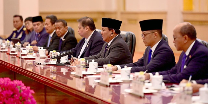 Prabowo-Xi Jinping Bahas <i>Blue Economy</i> Hingga Tanggul Laut