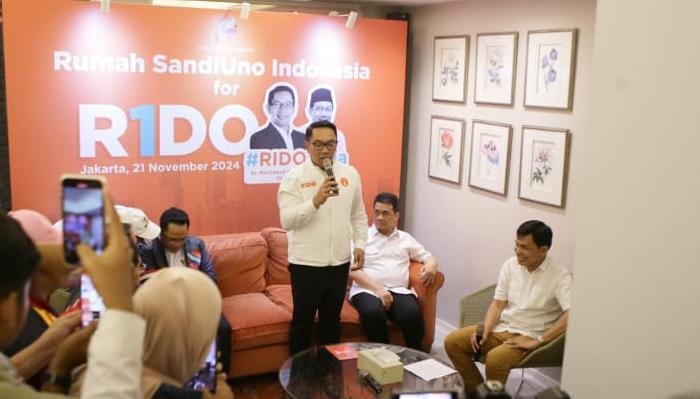 Diperintah Sandi Uno, Relawan Rumah SandiUno Resmi Dukung RIDO