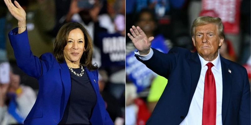 Harris dan Trump Bersaing Ketat di Swing States Menjelang Hari Pemilihan