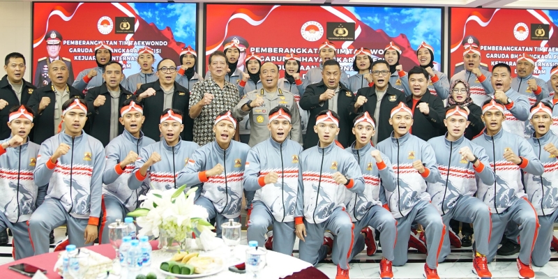 Lepas Tim Taekwondo ke Vietnam, Irwasum Polri: Jaga Nama Baik Institusi dan Negara