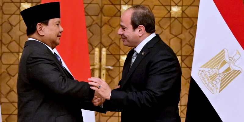 Prabowo dan El-Sisi Dukung Pembentukan Negara Palestina, Kutuk Pendudukan Israel