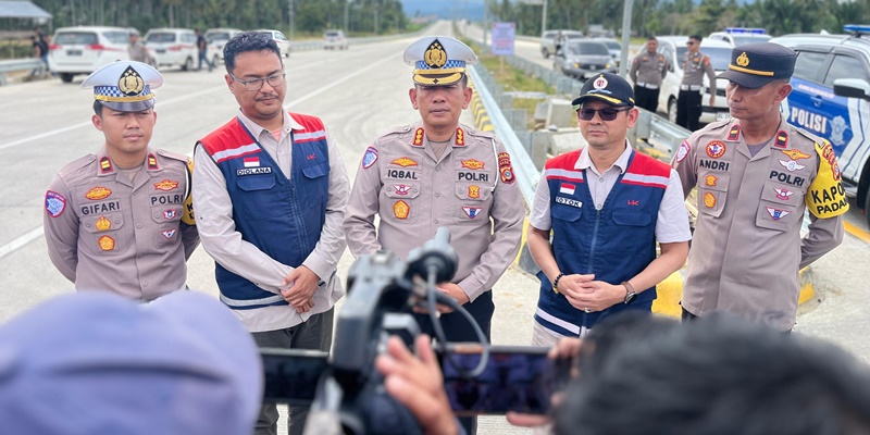 Dirlantas Polda Aceh Tinjau Pos Pengamanan Nataru hingga Ruas Tol Padang Tiji