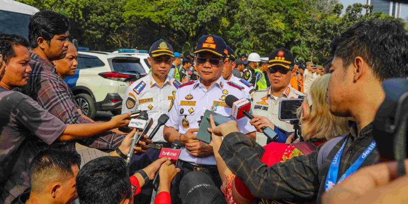 Dishub DKI Rekayasa Lalu Lintas di Pusat Perayaan Tahun Baru