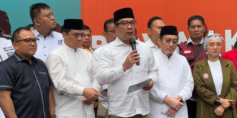 Ridwan Kamil-Suswono Akui Kalah Suara