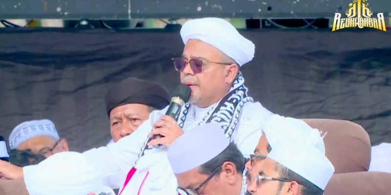 Sempat Sakit, Habib Rizieq Gembira Bisa Kumpul Reuni Akbar 212