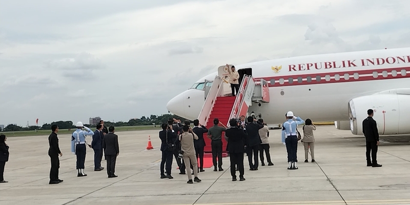 Dari Halim, Prabowo Terbang ke Mesir Hadiri KTT D8