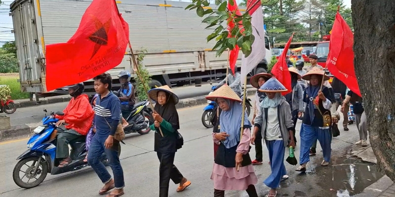 Ingin Jumpa Prabowo, Ribuan Petani Jambi dan Riau Jalan Kaki