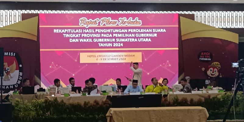 Hasil Rekapitulasi Suara Pilgubsu 2024, Bobby-Surya Unggul 1,6 Juta Suara dari Edy-Hasan