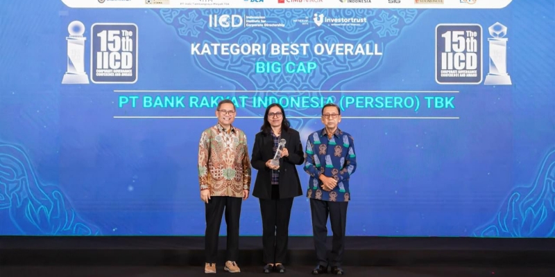 BRI Sabet Dua Penghargaan di Ajang Bergengsi The 15th IICD Corporate Governance Award