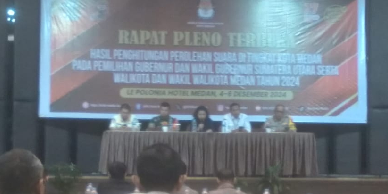 KPU Medan Sudah Selesaikan Rekapitulasi Pilkada di 17 Kecamatan