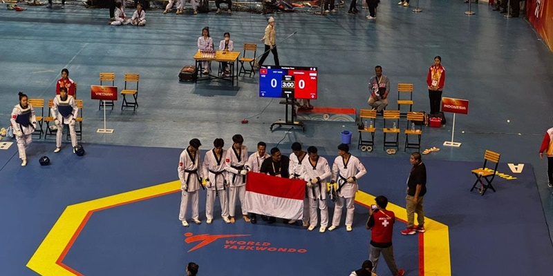 Raihan Medali Tim Taekwondo Polri Terus Bertambah di Ajang Internasional