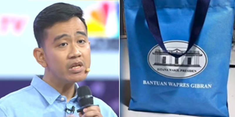 Tas Berlabel “Bantuan Wapres Gibran” Dinilai Norak